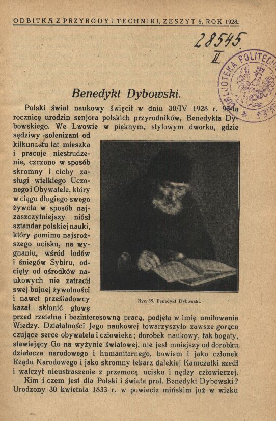Fuliński B. Benedykt Dybowski